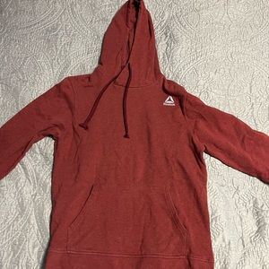Dark red Reebok hoodie